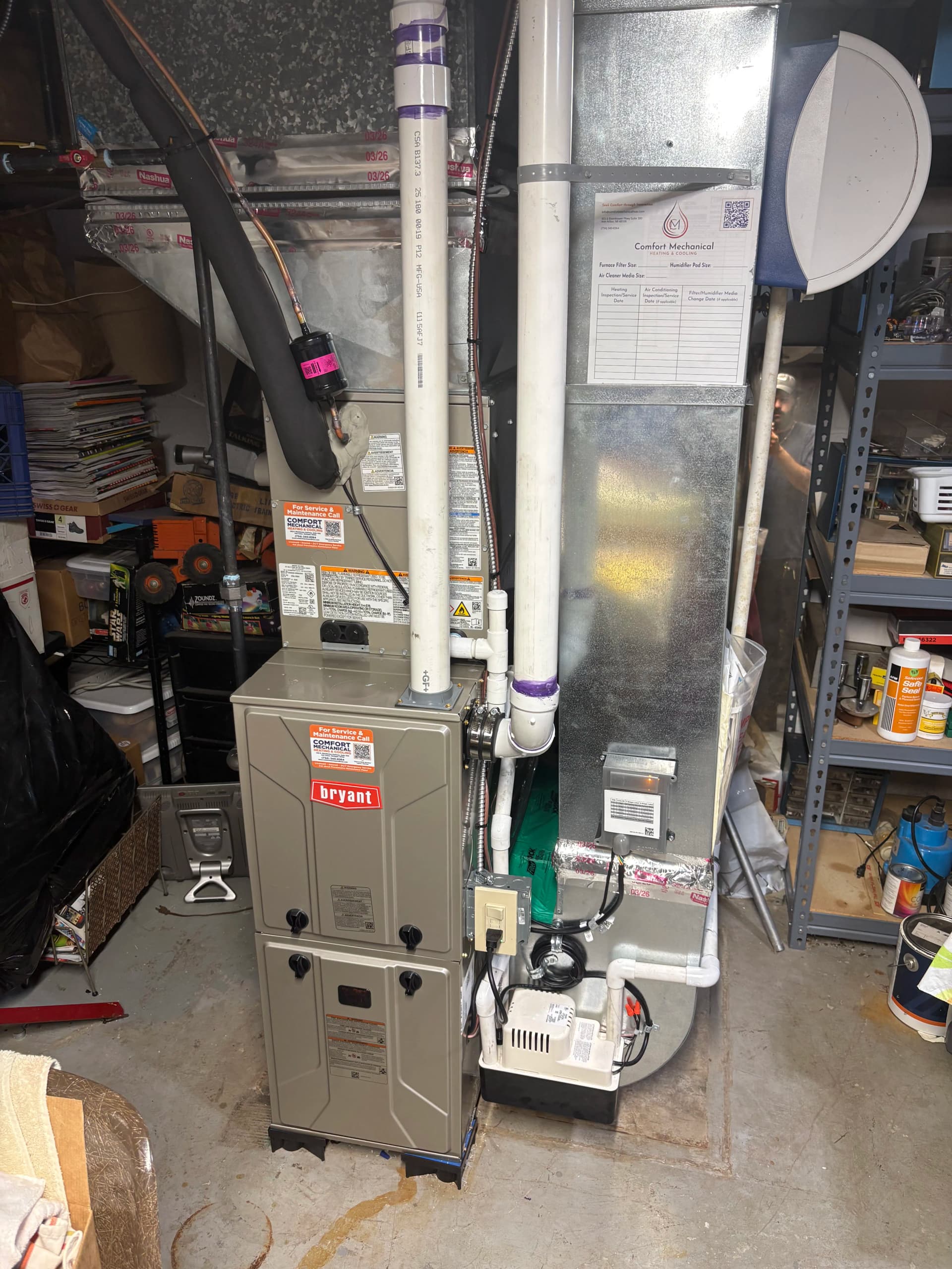 Bryant 2-Stage AC and Furnace Installation in Ann Arbor image
