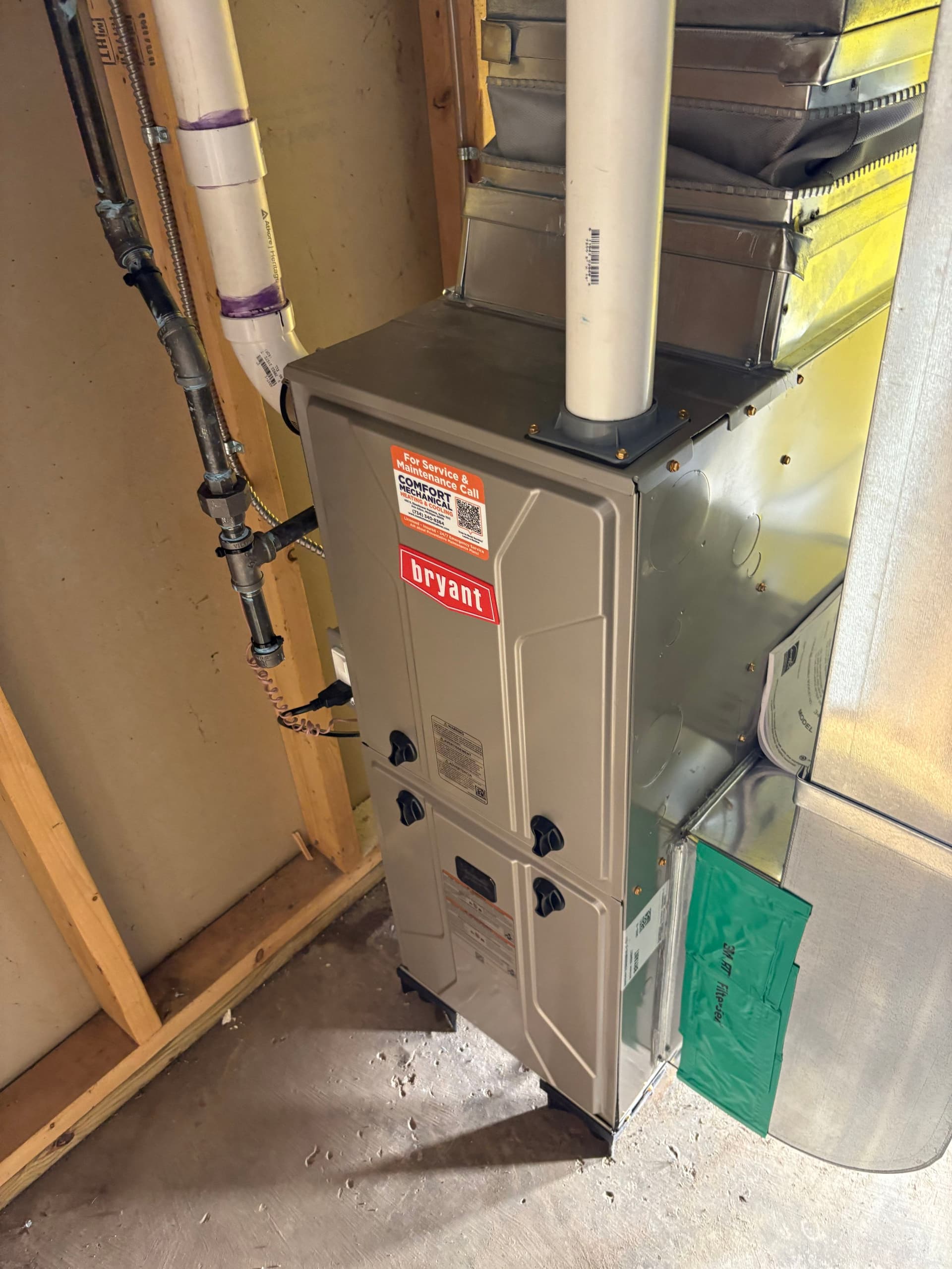 Bryant High-Efficiency Furnace Installation in Ann Arbor's Winewood Thaler Neighborhood image
