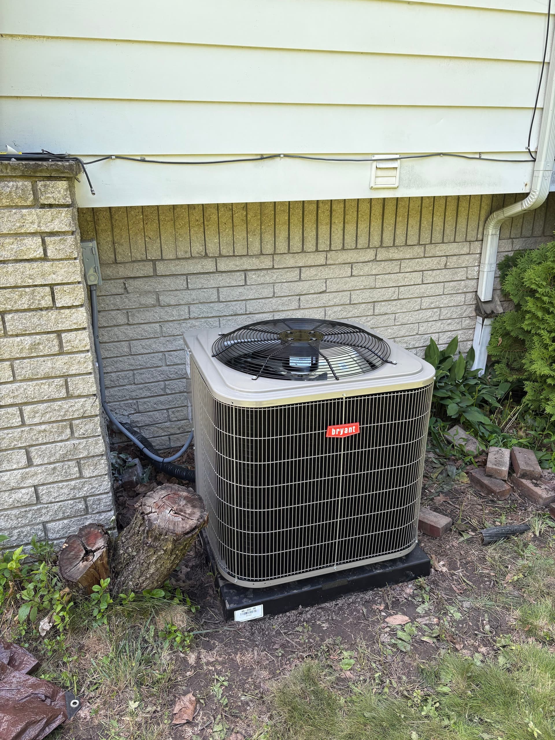 Old AC Replaced With Bryant Central Air in Ann Arbor image