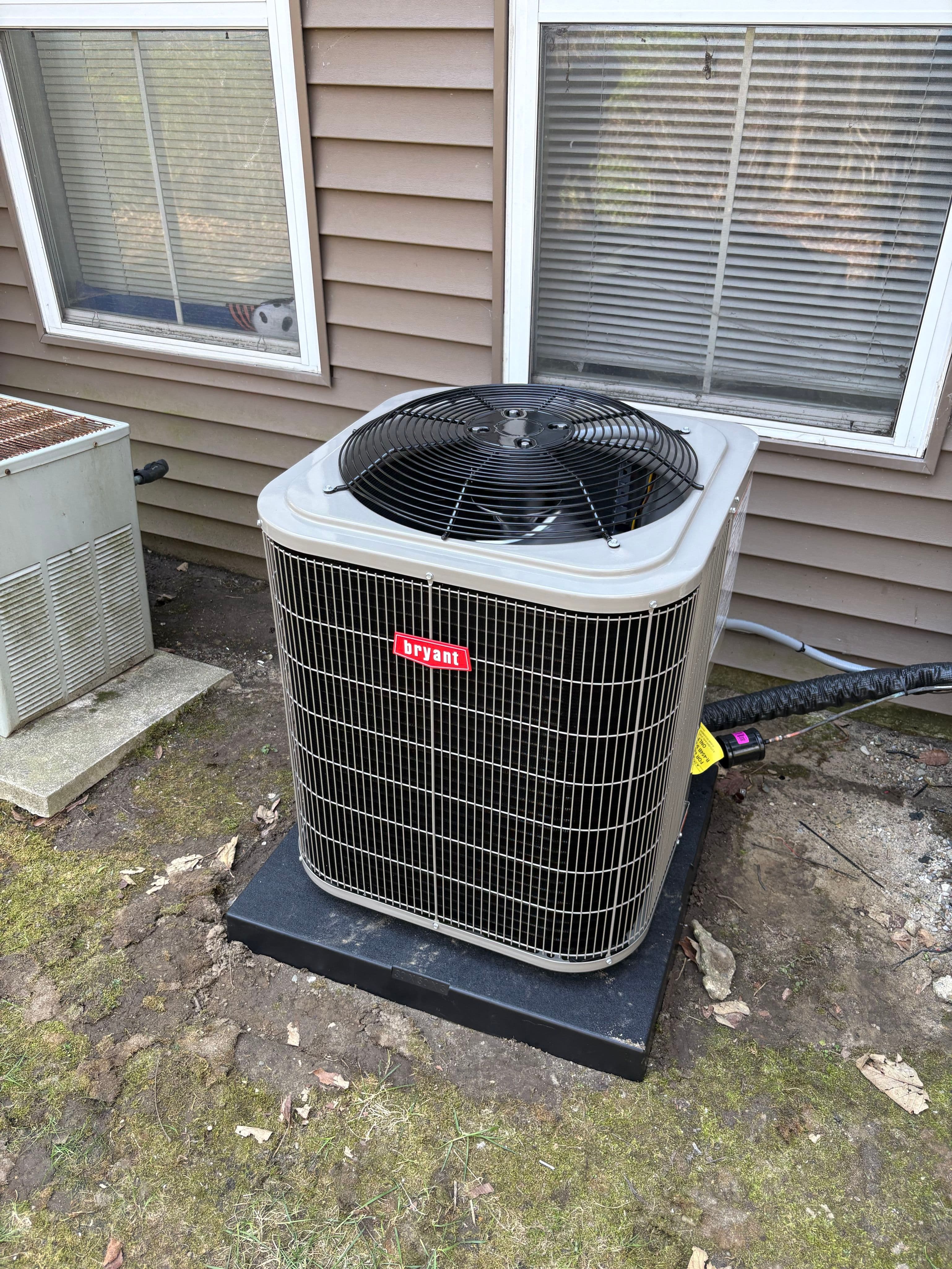 Project Old West Side Ann Arbor AC Installation Before and After image