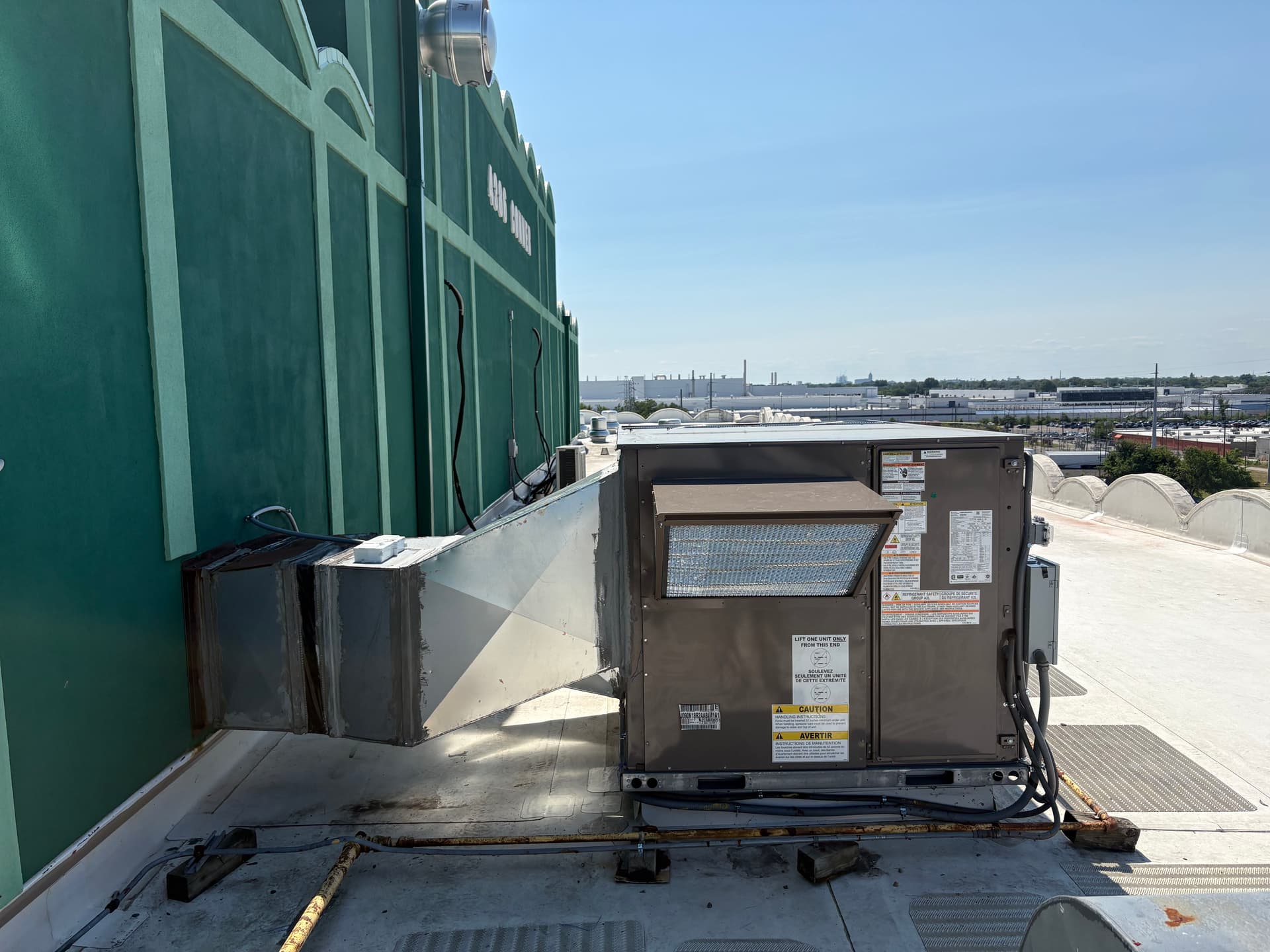 Gallery photos for High-Efficiency York RTU Installation Completed in Washtenaw County: Image #1