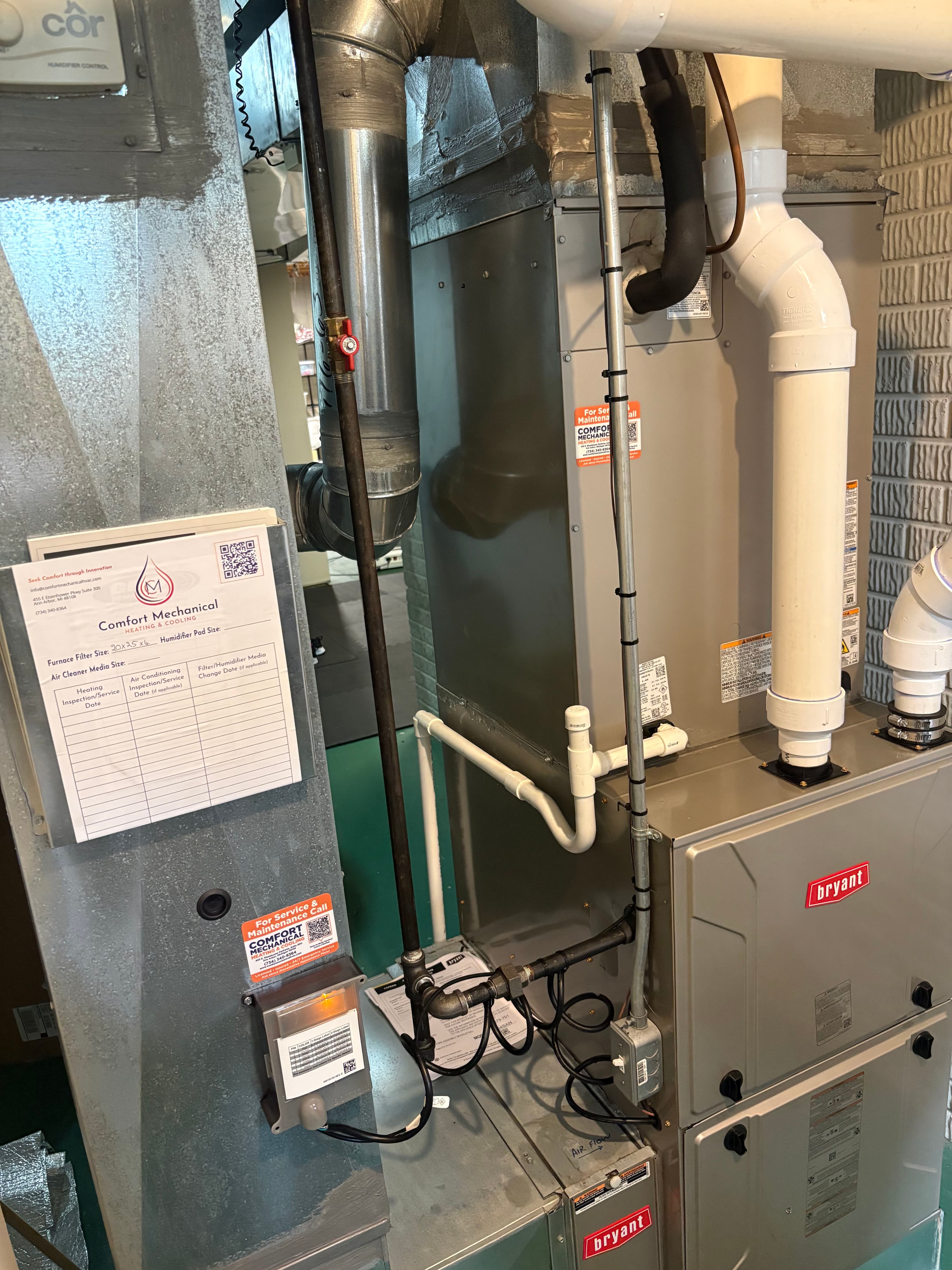 Project Complete Bryant Furnace and AC System Replacement in Ann Arbor image