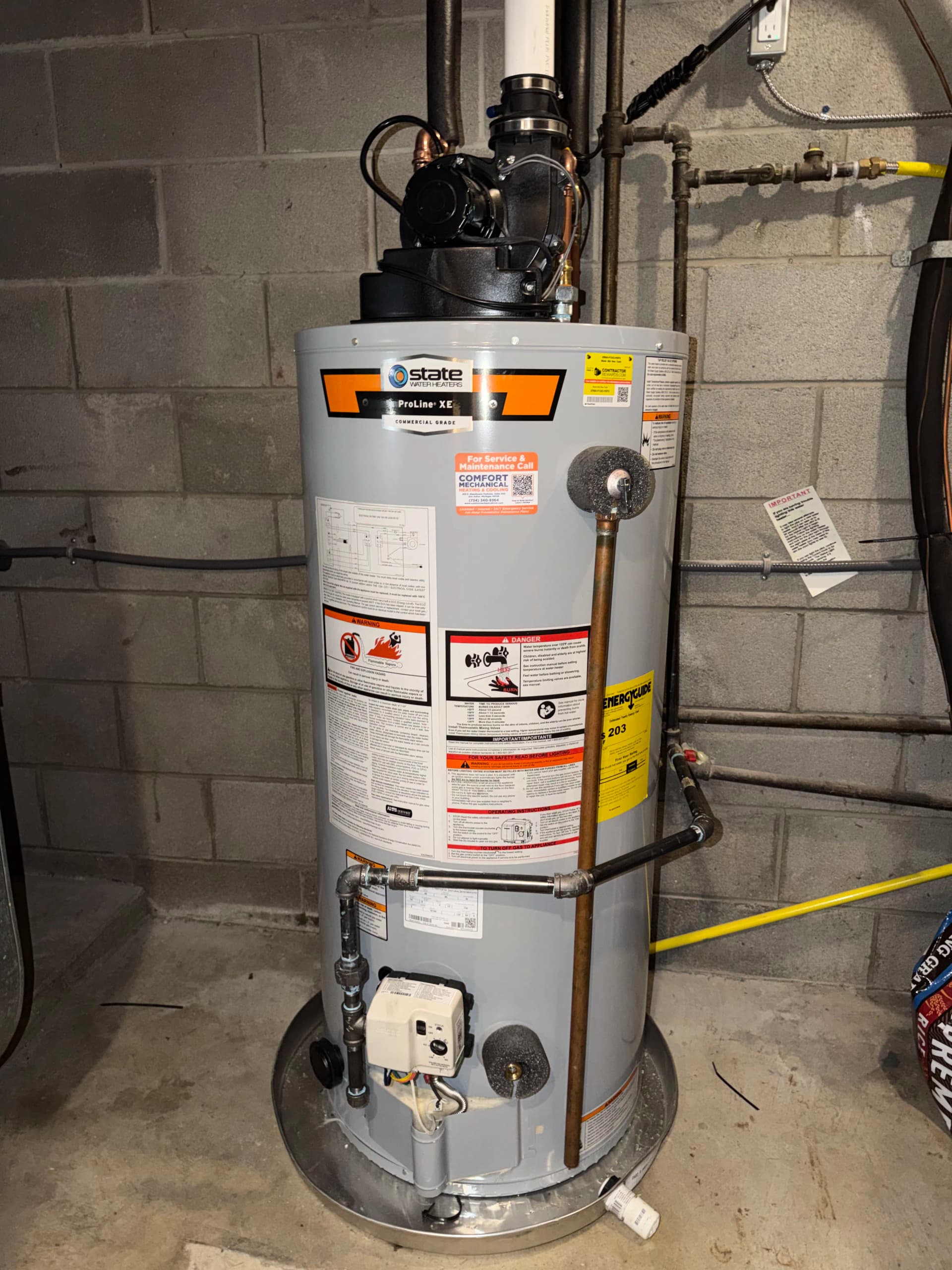 Gallery photos for Full HVAC and Water Heater Upgrade Completed in Ypsilanti: Image #1