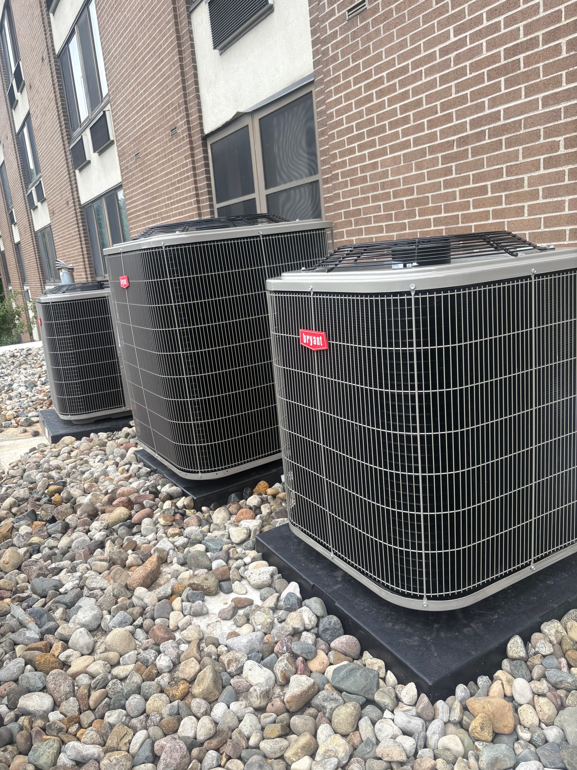 Triple Bryant AC Unit Installation at a Dexter Commercial Building image