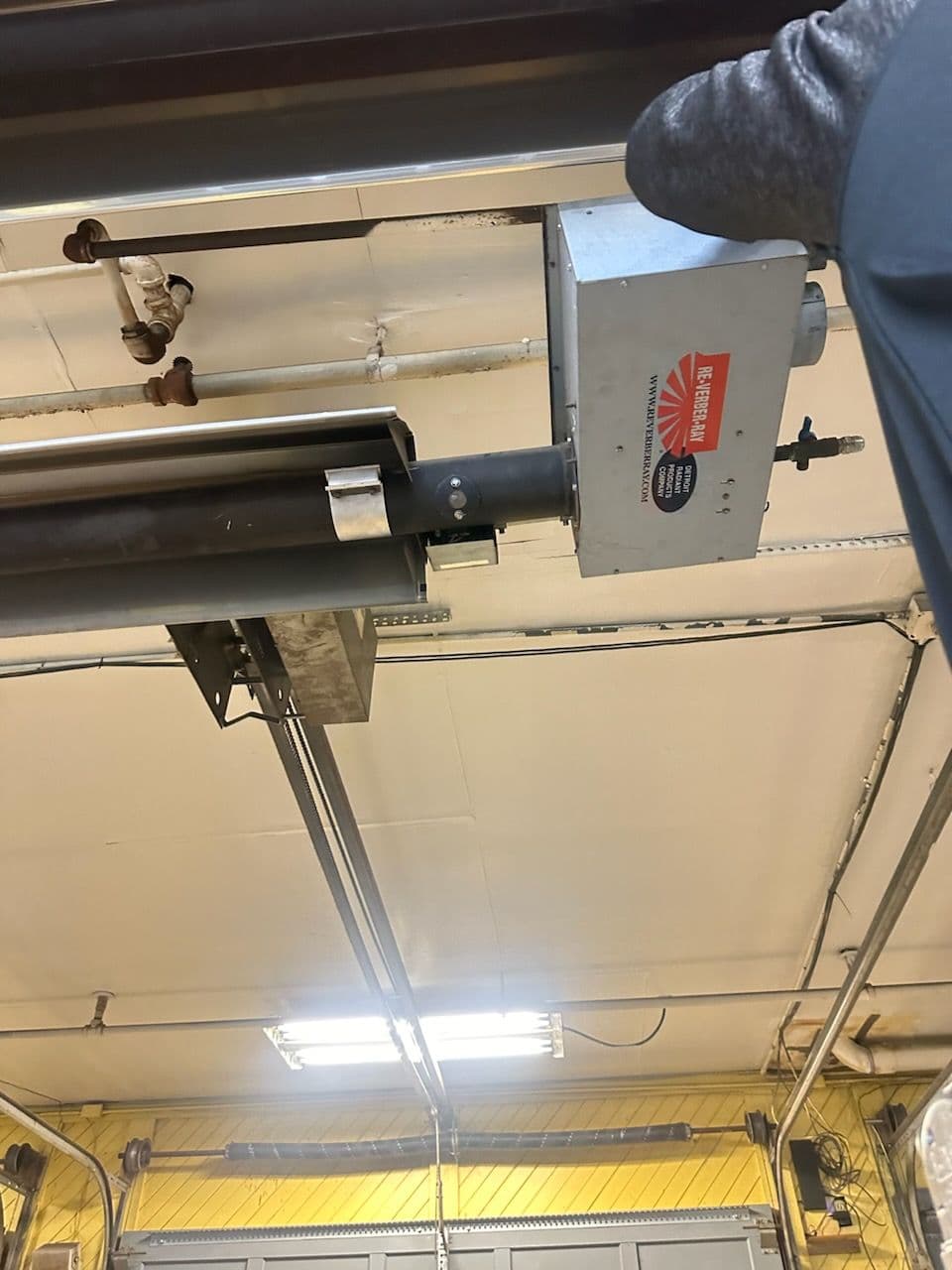 Radiant Heater Replacement in Ann Arbor Workshop