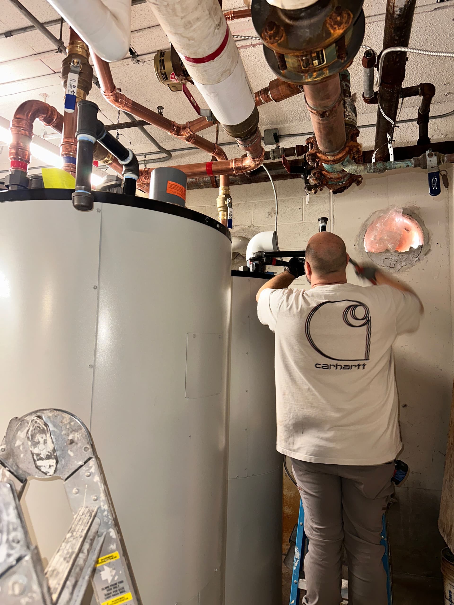 Commercial Water Heater Repiping in Ann Arbor image